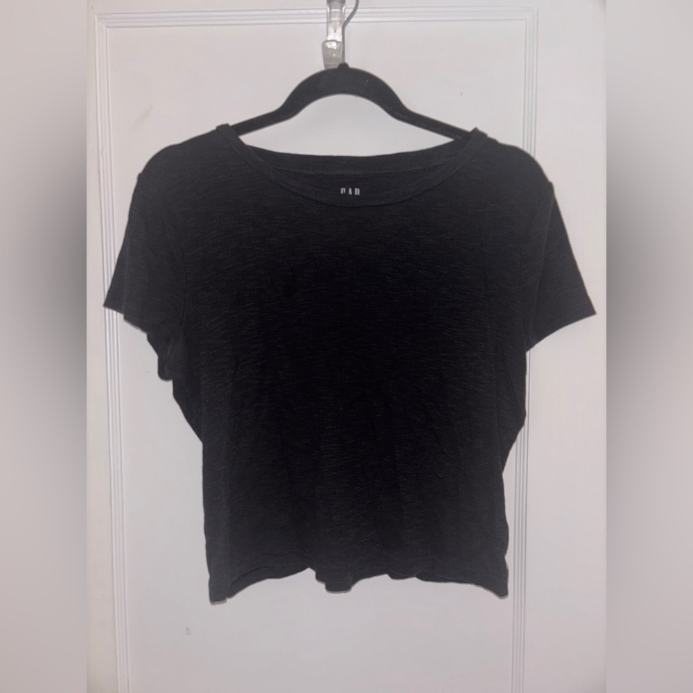 GAP Women's Black Rib Tee